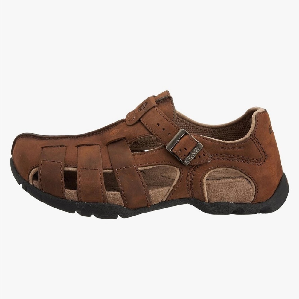 Teva fishermen Brown Leather‎ Men's Sandals